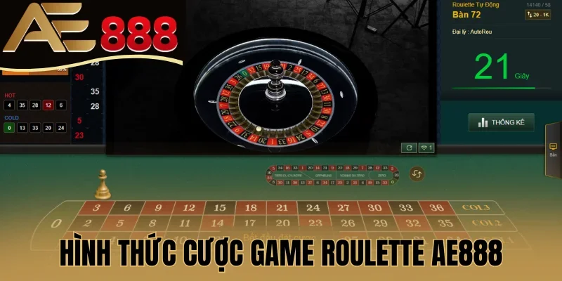 Hình thức cược game Roulette AE888 quy định