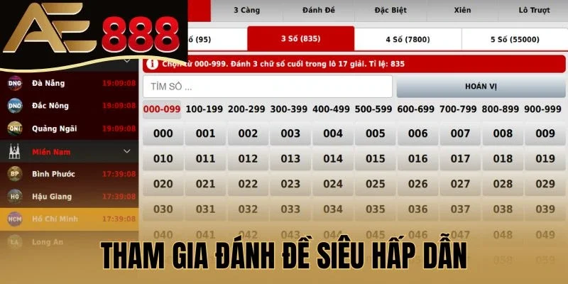 Tham gia đánh đề siêu hấp dẫn