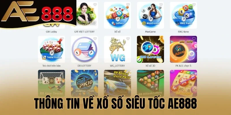 Thông tin về xổ số siêu tốc AE888