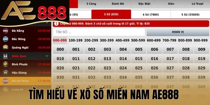 Tìm hiểu về Xổ số miền Nam AE888