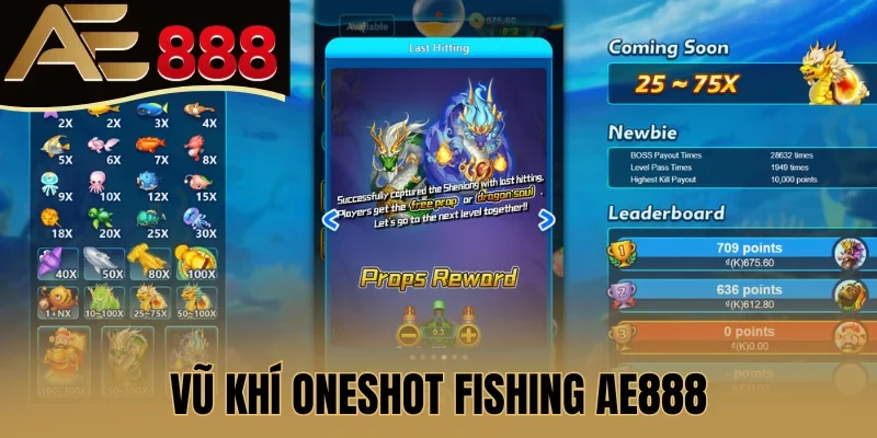 Vũ khí Oneshot Fishing AE888